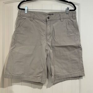 Carhartt Mens Relaxed Fit Cargo Shorts Size 36 Carpenter Work Shorts Beige